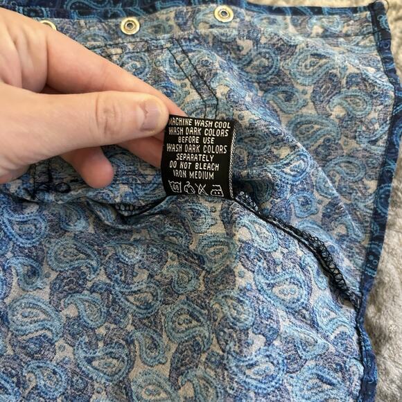 Cowboy Hardware Western Rodeo Blue Long Sleeve Shirt Baby Size 6 Month - Picture 6 of 12